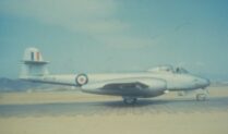 Gloster Meteor F8 of No.77 Squadron RAAF in Korea circa1952