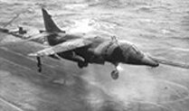 Harrier Jump Jet during the FalklandsWar