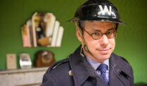 One of London's Access and Learning Team dressed as an Air Raid Warden