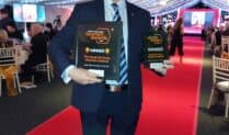 Alan Edwards, Head of Operations, receiving the West Midlands Tourism Award for Large Visitor Attraction of the Year on behalf of the Museum.