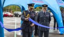 Chief of the Air Staff Sir Mike Wigston officially opening up the block