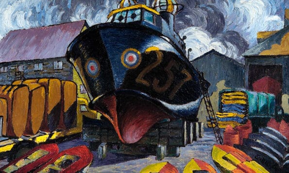 Air Sea Rescue Launch by Sybil Andrews c.1943