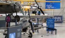 the new Battle of Britain display in the Test Flight gallery