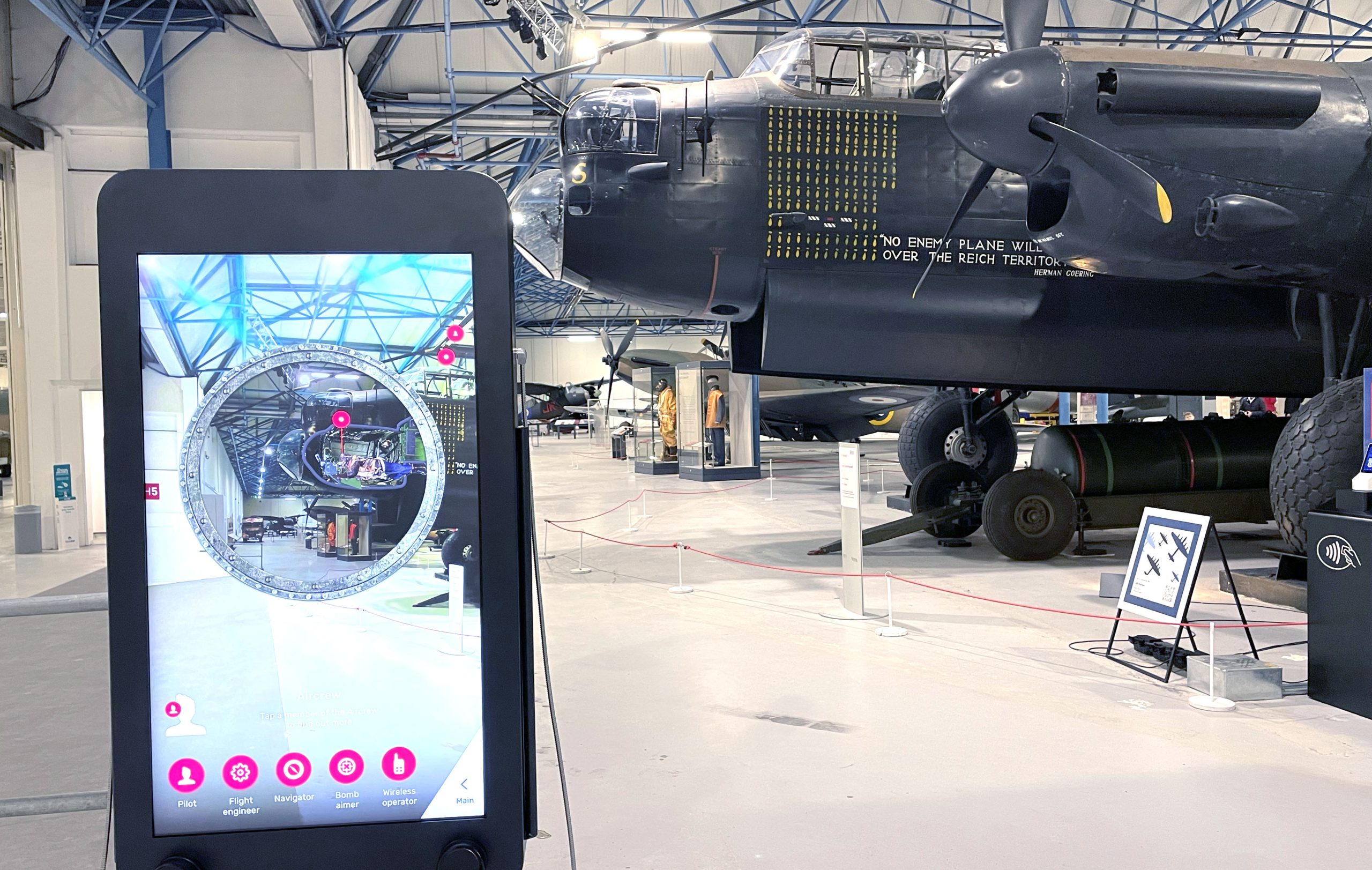 Our Lancaster in Hangar 5