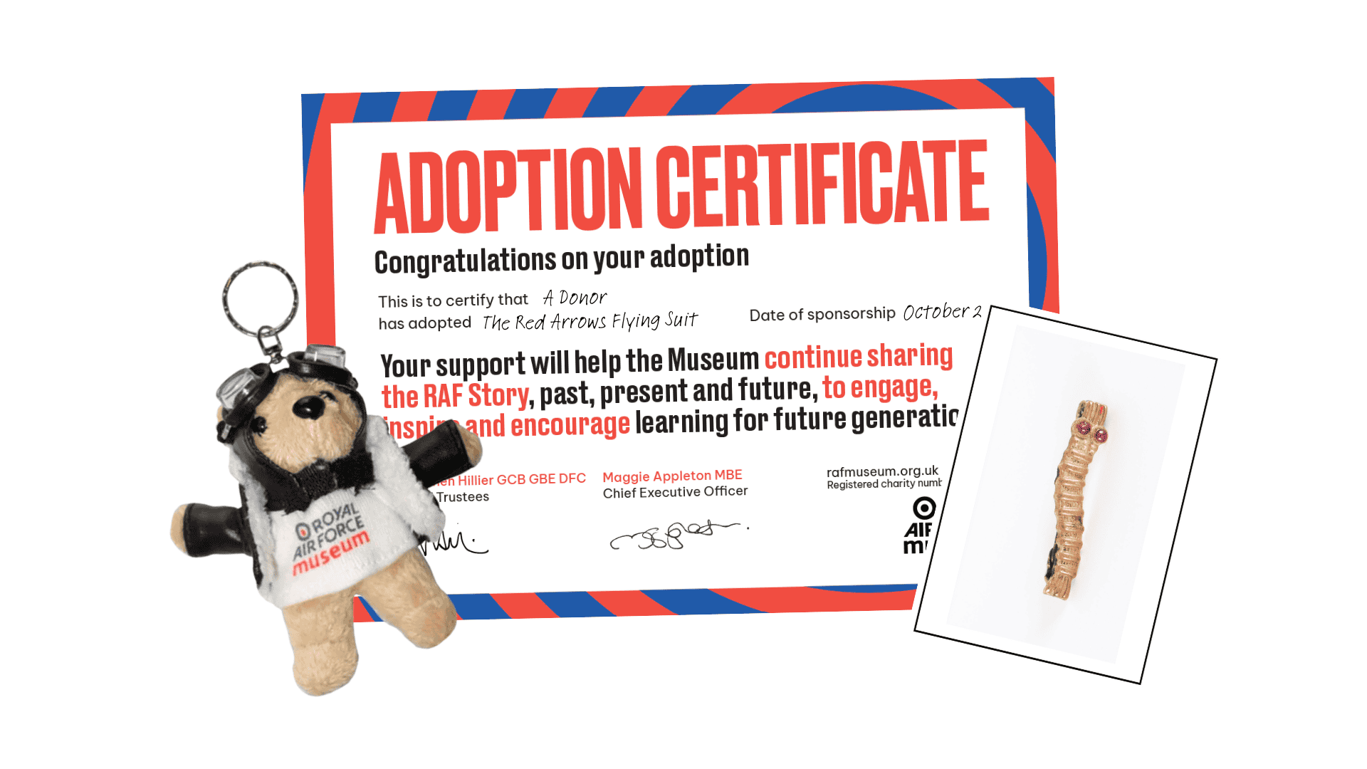 Caterpillar Club Pin Badge