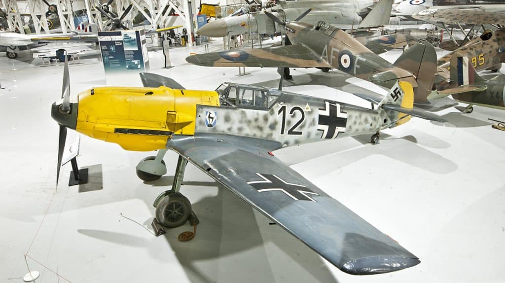 Messerschmitt BF109 in Hangar 4 