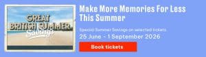 Great British Summer Savings Banner. Make the most of your summer.