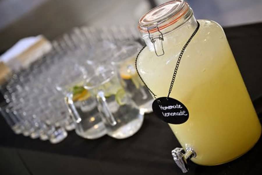 Homemade lemonade