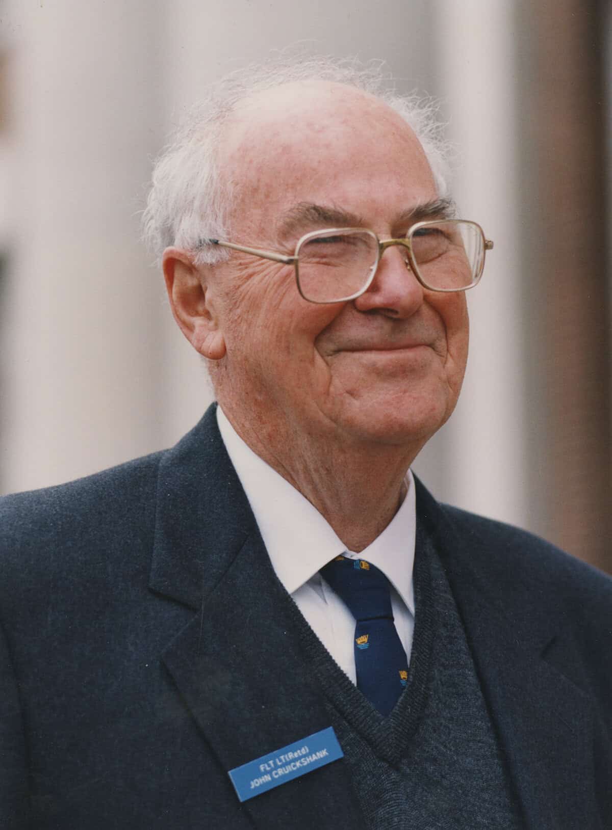 Flt Lt (Rtd) John Cruickshank at RAF Cranwell circa 1997.
