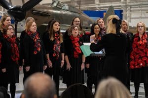 Choir Singing in London for Remembrance Day