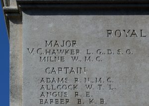 Detail on Memorial (© The War Graves Photographic Project)