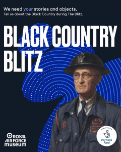 Poster of ARP warden saying Black Country Blitz