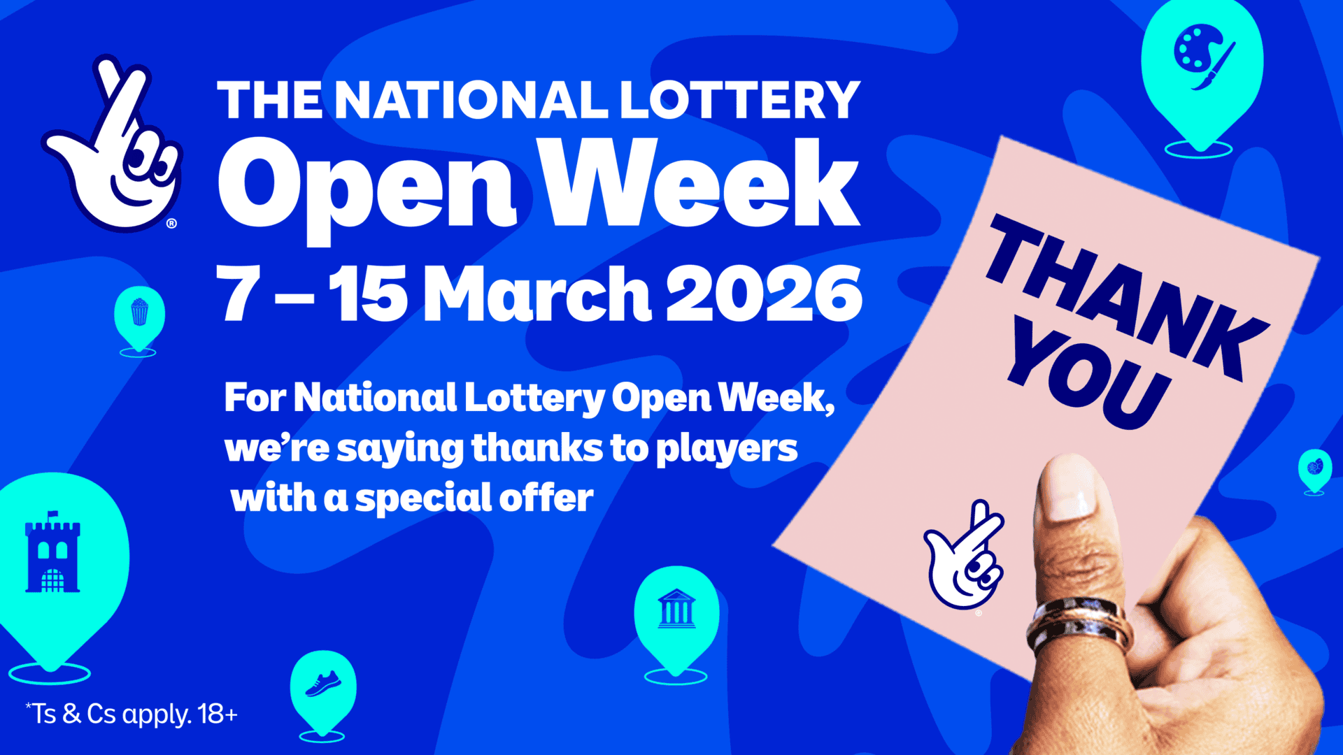 National Lottery Open Week Thank You