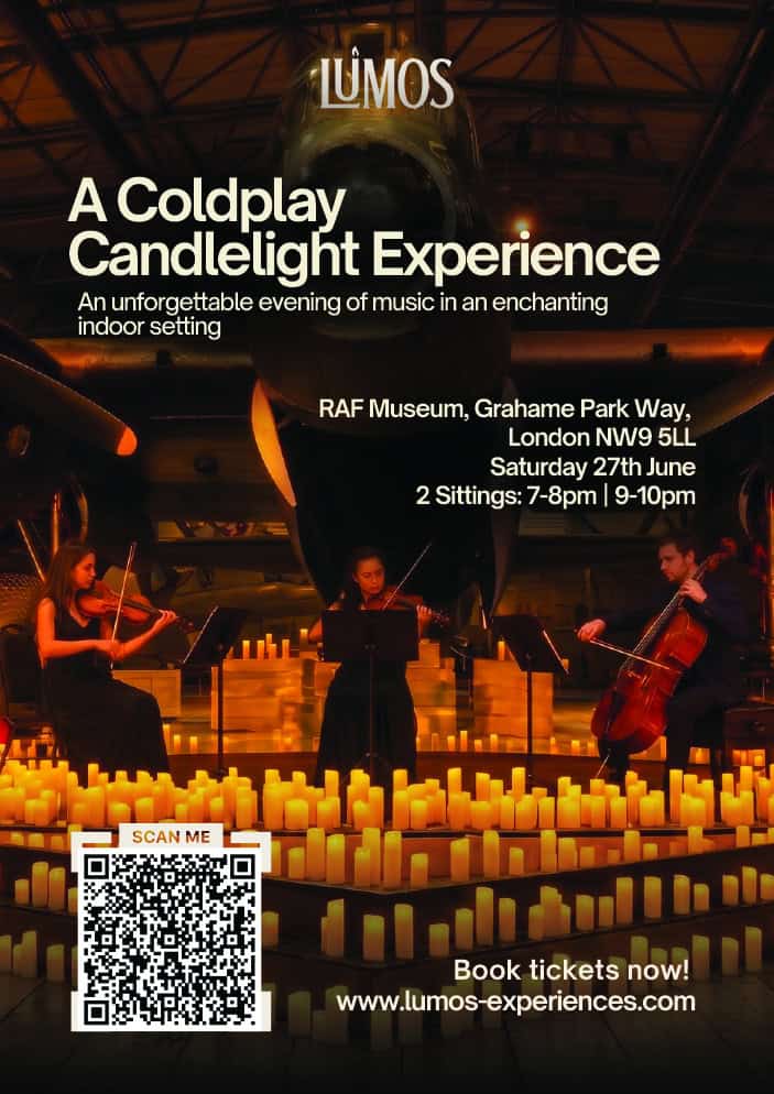 Listen to the legendary music of Coldplay in an legendary setting