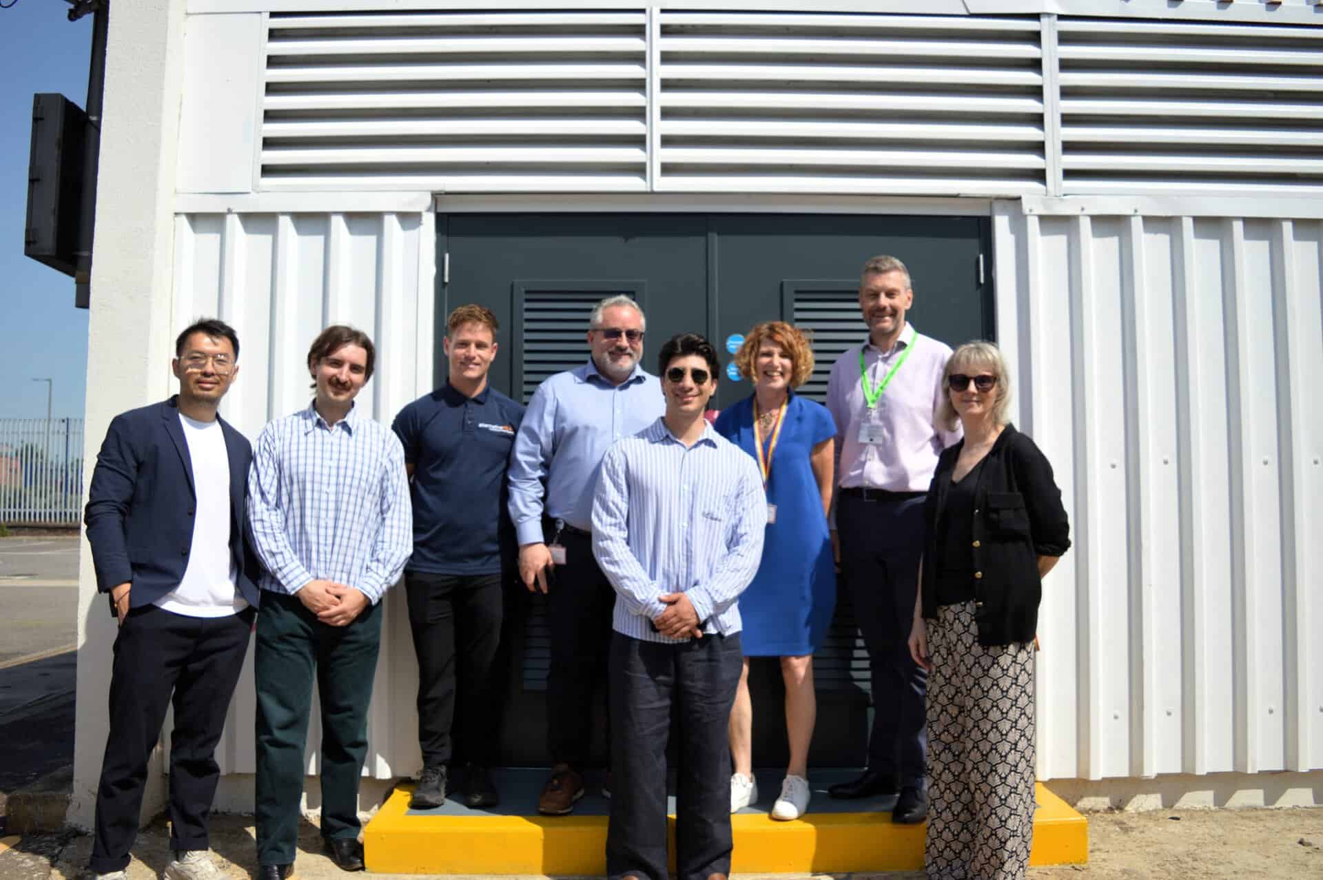 Members of the Museum's Senior Leadership Team with members of the Salix Team. 