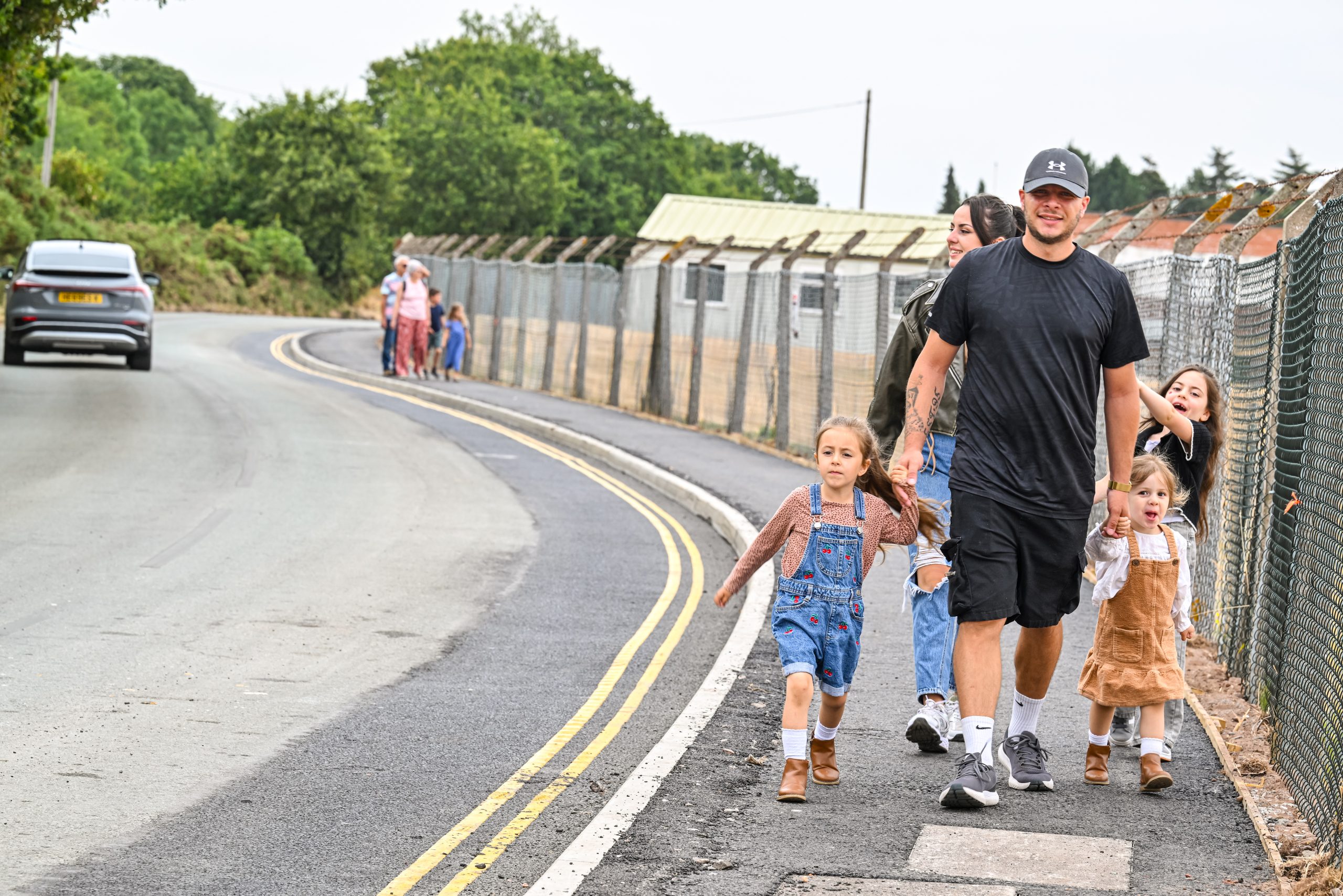 New footpath opens between Cosford Railway Station & Museum